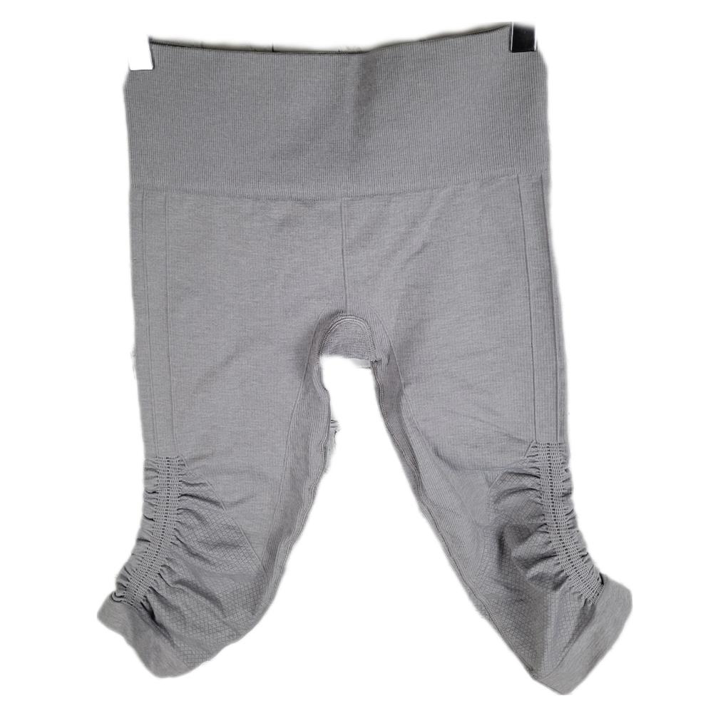 LULULEMON | In The Flow cropped seamless ruched athletic leggings